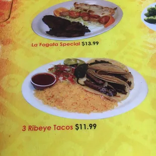 I really want to try the pineapple, but I settled on ribeye tacos this time.