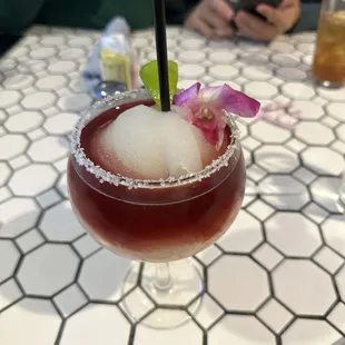 Frozen sangria margarita