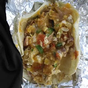 Possibly the best migas taco ever!