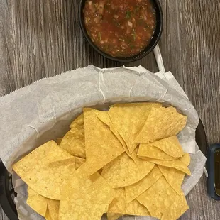 Great chips and salsa