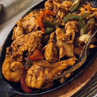 chicken fajitas