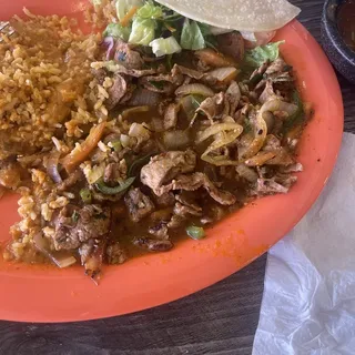 Steak Ranchero Plate