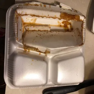 The underside of the box...