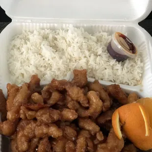 Orange Chicken another very filled plate!