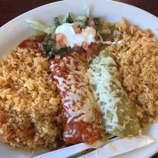 Chicken enchiladas