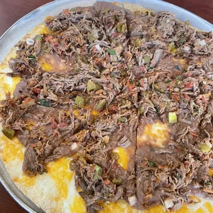 Mexican Pizza w/beef! If you don&apos;t know, now you know!