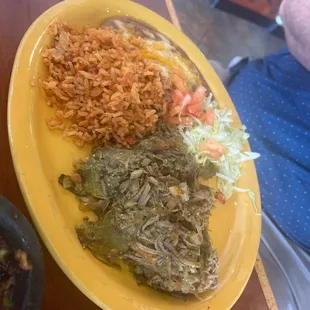 Machaca plate $17