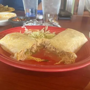 Chicken burrito $9