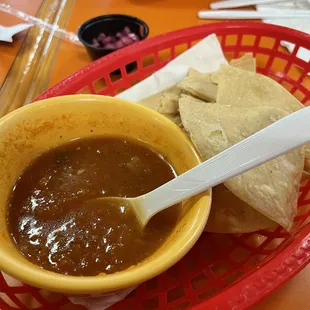 Chips and salsa.