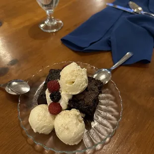 Mexican Chocolate Brownie a la Mode