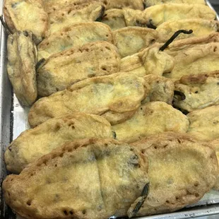 Mexican Chiles Rellenos (Roasted Poblano pepper stuffed with mozzarella cheese)