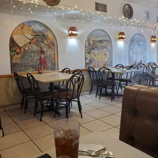 the interior of a restaurant