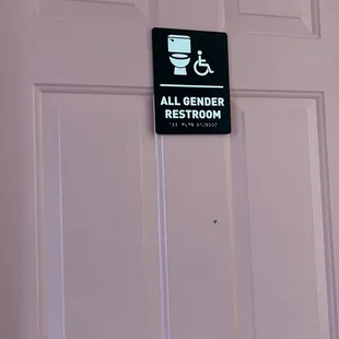 All gender restrooms