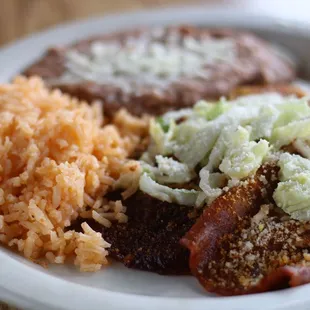 Delicious Enchiladas Platter