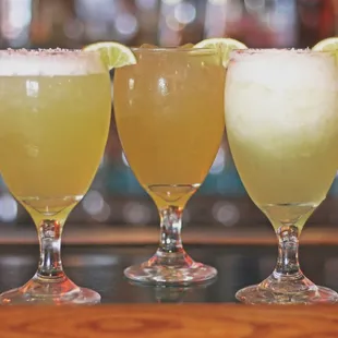 Refreshing margaritas nice and cold!