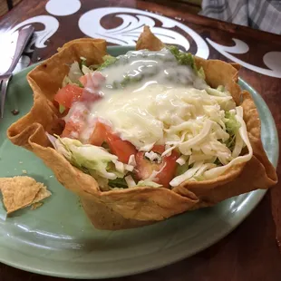 Steak fajitas salad!