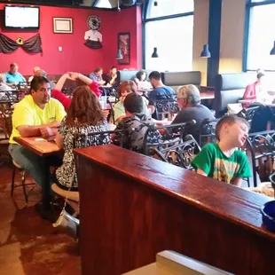 Fairly busy on a Wednesday night about 8pm. This is getting more common here.