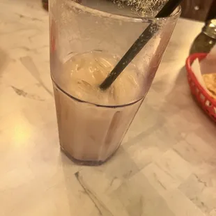 Powdery horchata.
