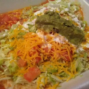 Smoothed chicken burrito!!  It's bomb!!!