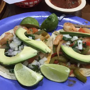 Shrimp tacos