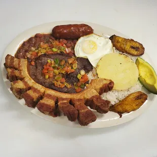 a plate of food