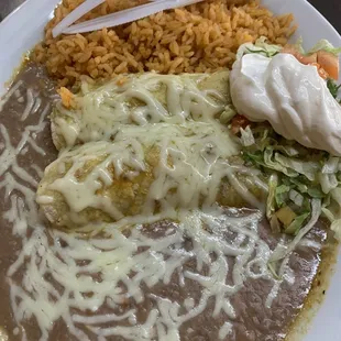 Enchiladas suizas yum !!