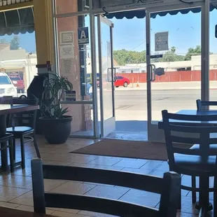 a view of the outside of the restaurant