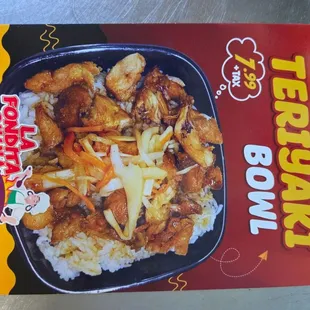 Try our new teriyaki bowl!!