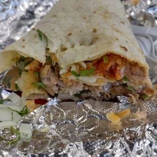 Burrito inside