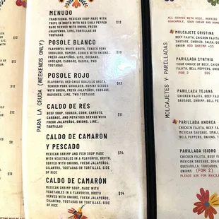 2024 Menu