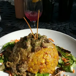 Skirt Steak Mofongo