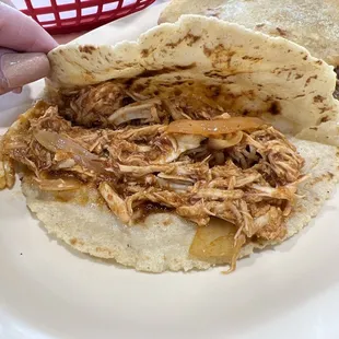 Chicken taco filling