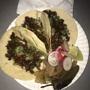 Asada tacos. Fireeee