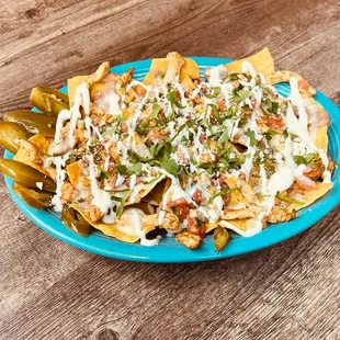 Chicken nachos