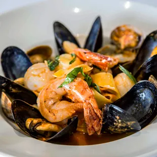 Seafood Pappardelle
