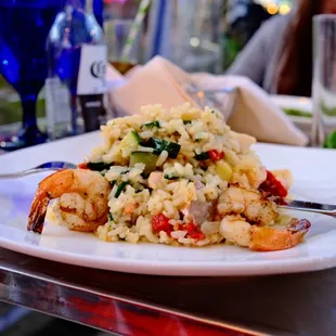 Seafood risotto