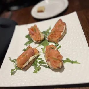 Smoked Salmon Crostini