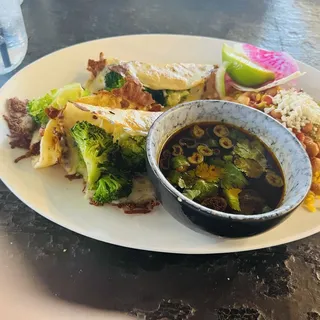 Broccoli Birria Tacos