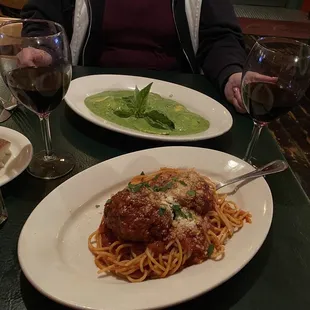 Spaghetti and Meatballs