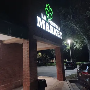 the front of the store