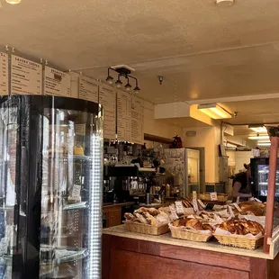 Store and croissant sandwiches