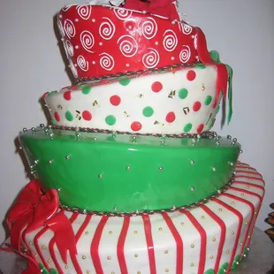 Christmas cake design #2