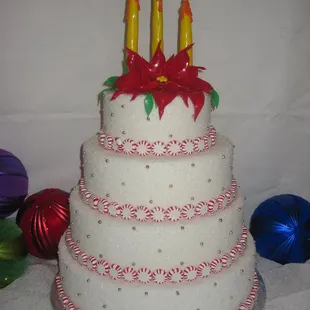 Christmas cake design #1