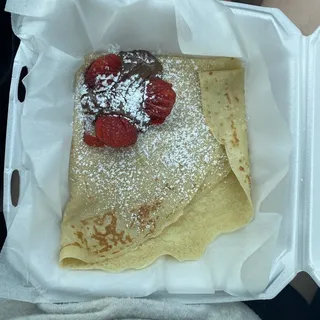 Nutella Strawberry Crepe