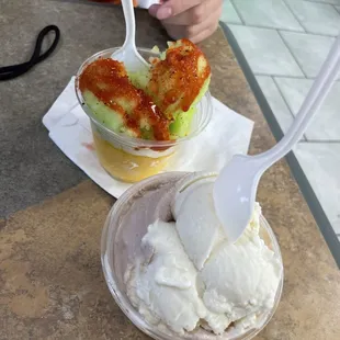 Lime &amp; Mango with chamoy/tajin, Ferrero Rocher &amp; Tres Leches