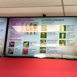 Menu 1/3
