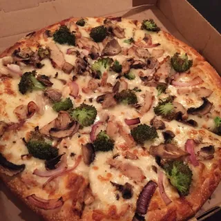 Chicken Alfredo Pizza