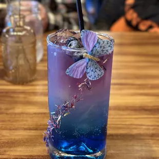 Butterfly mocktail