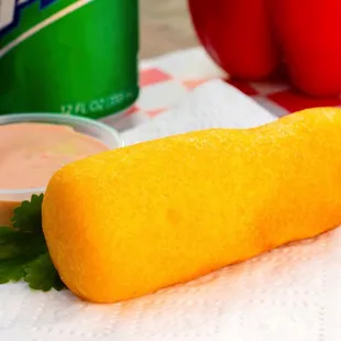 Sorullo de maíz relleno de queso