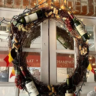 My kinda wreath!